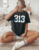 313 Grit Tshirt Black