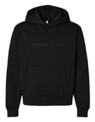 Monochromatic cozy black chaos sweatshirt