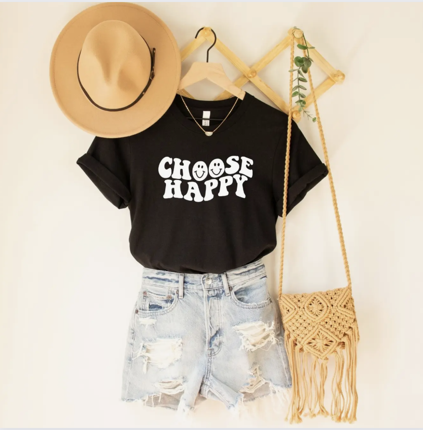Chaos Collection Choose happy tshirt