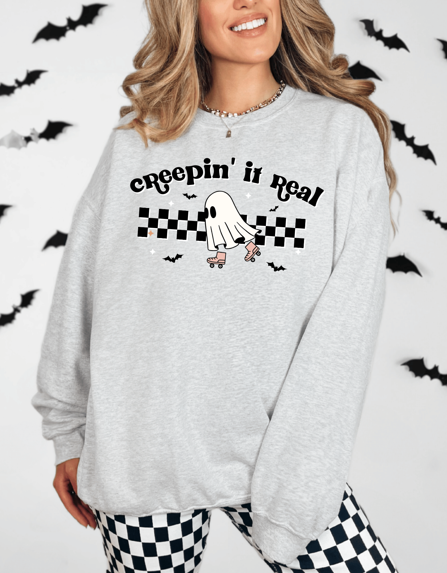 Creepin it real crewneck (2)