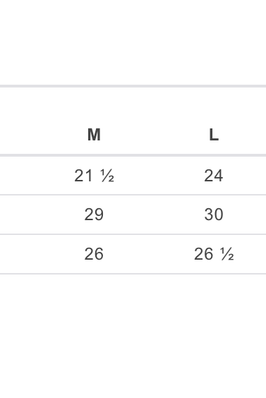 Next Level Hoodie Sizing Chart