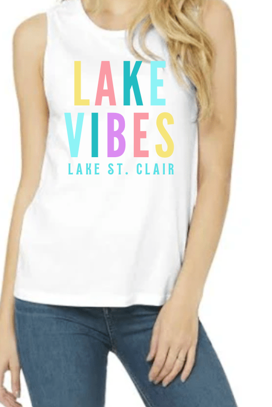 White Lake Vibes Tshirt by Chaos Collection