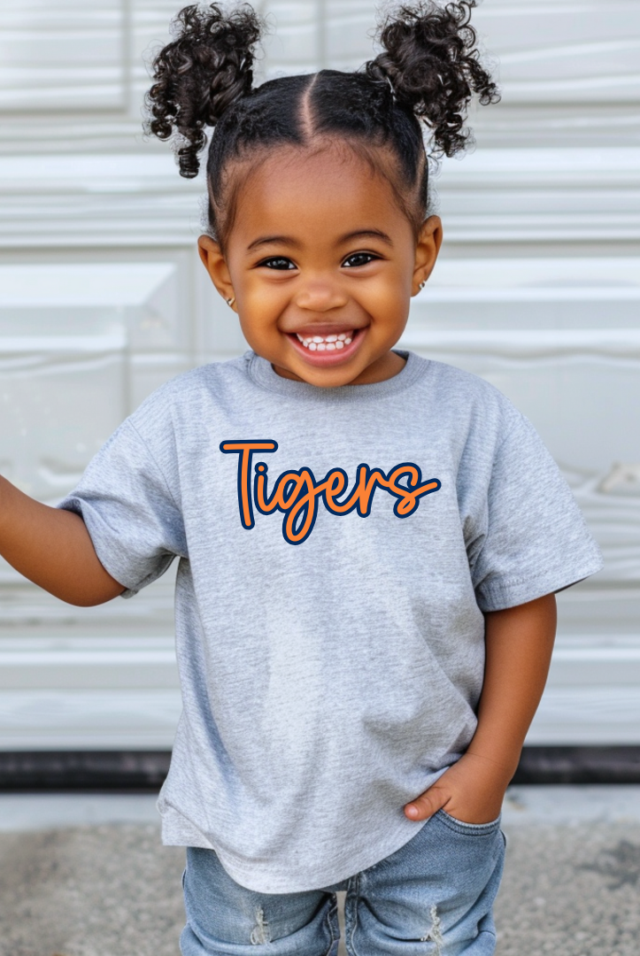 Sparkle Cursive Tigers