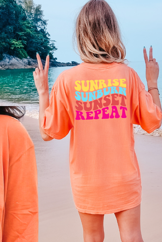 Sunrise Sunburn Sunset Repeat by Chaos Collection