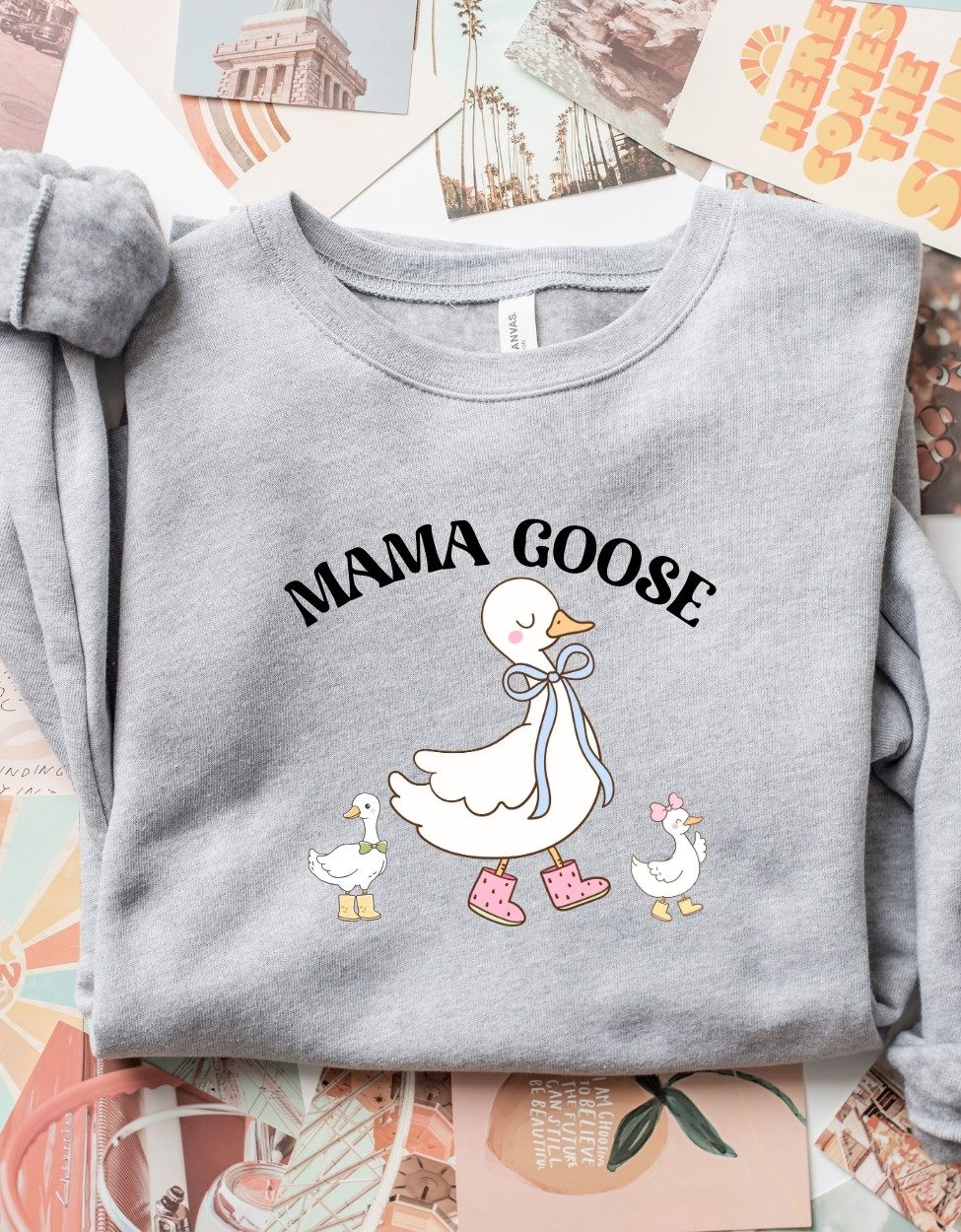 mama goose grey