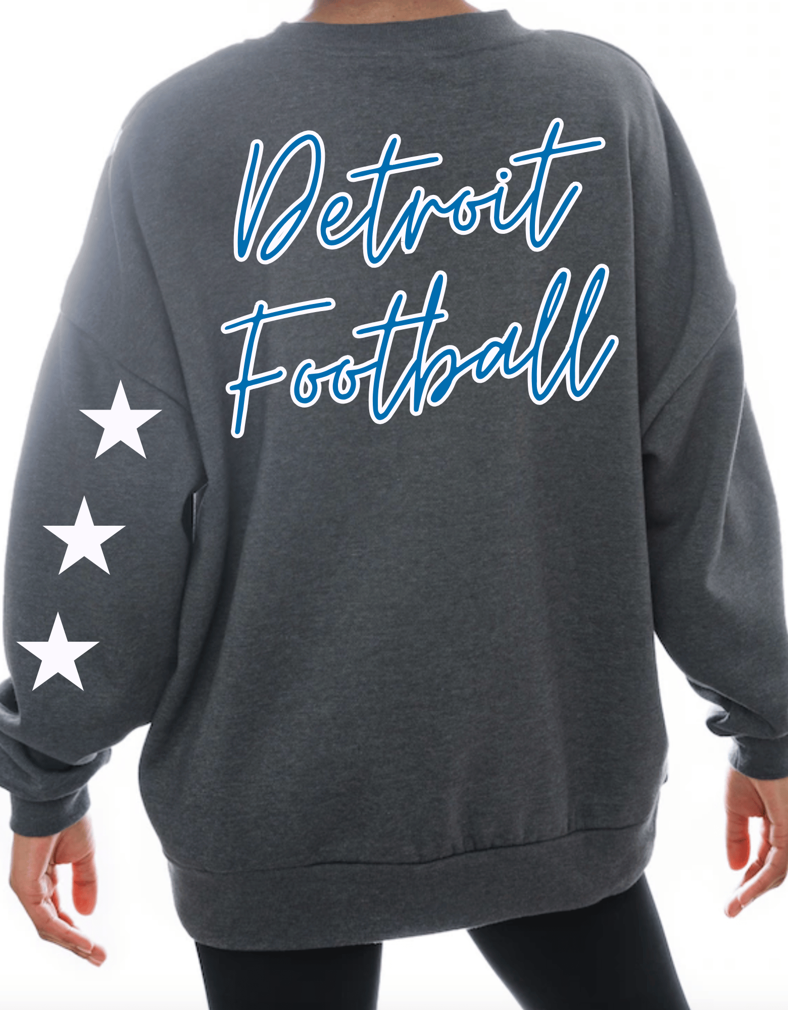 Star Detroit Crewneck Sweatshirt charcoal