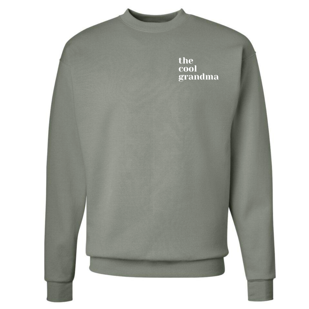 Cool Grandma Sweatshirt Green