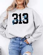 313 Grit Crewneck Sweatshirt Ash