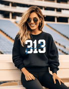 313 Grit Crewneck Sweatshirt black