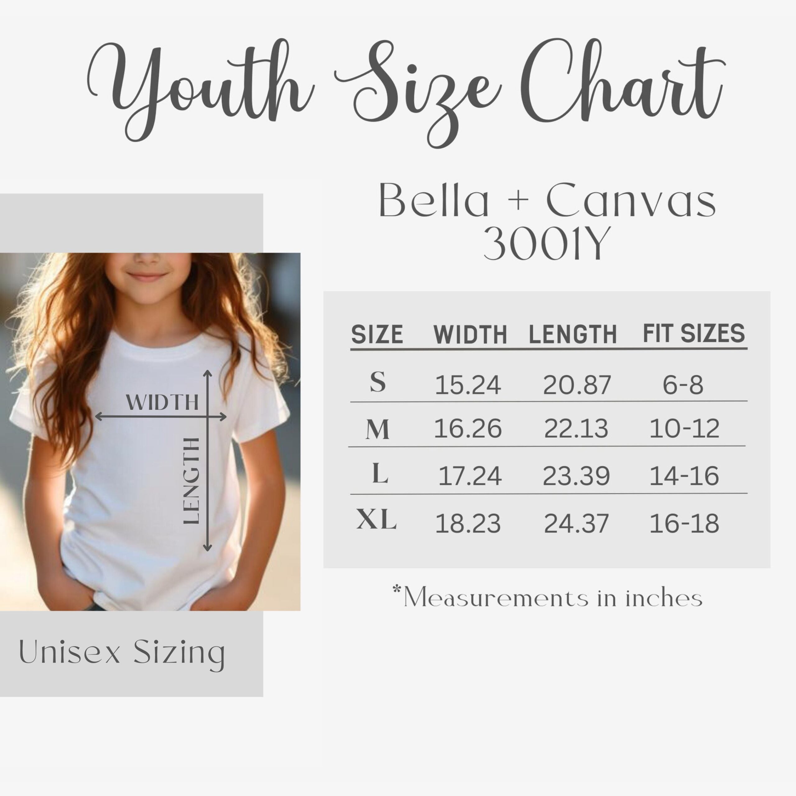 BellaCanvasSizeChart3001Yfemale2700x2700