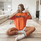 Detroit Old English Oversized tee