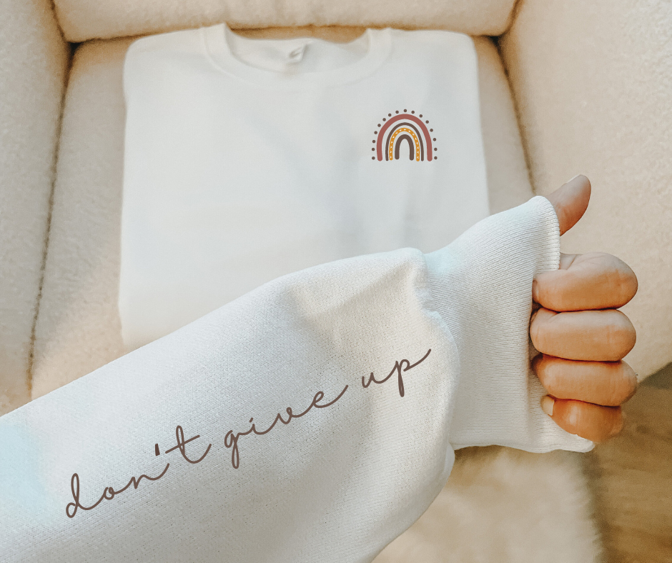 Don&#8217;t give up rainbow