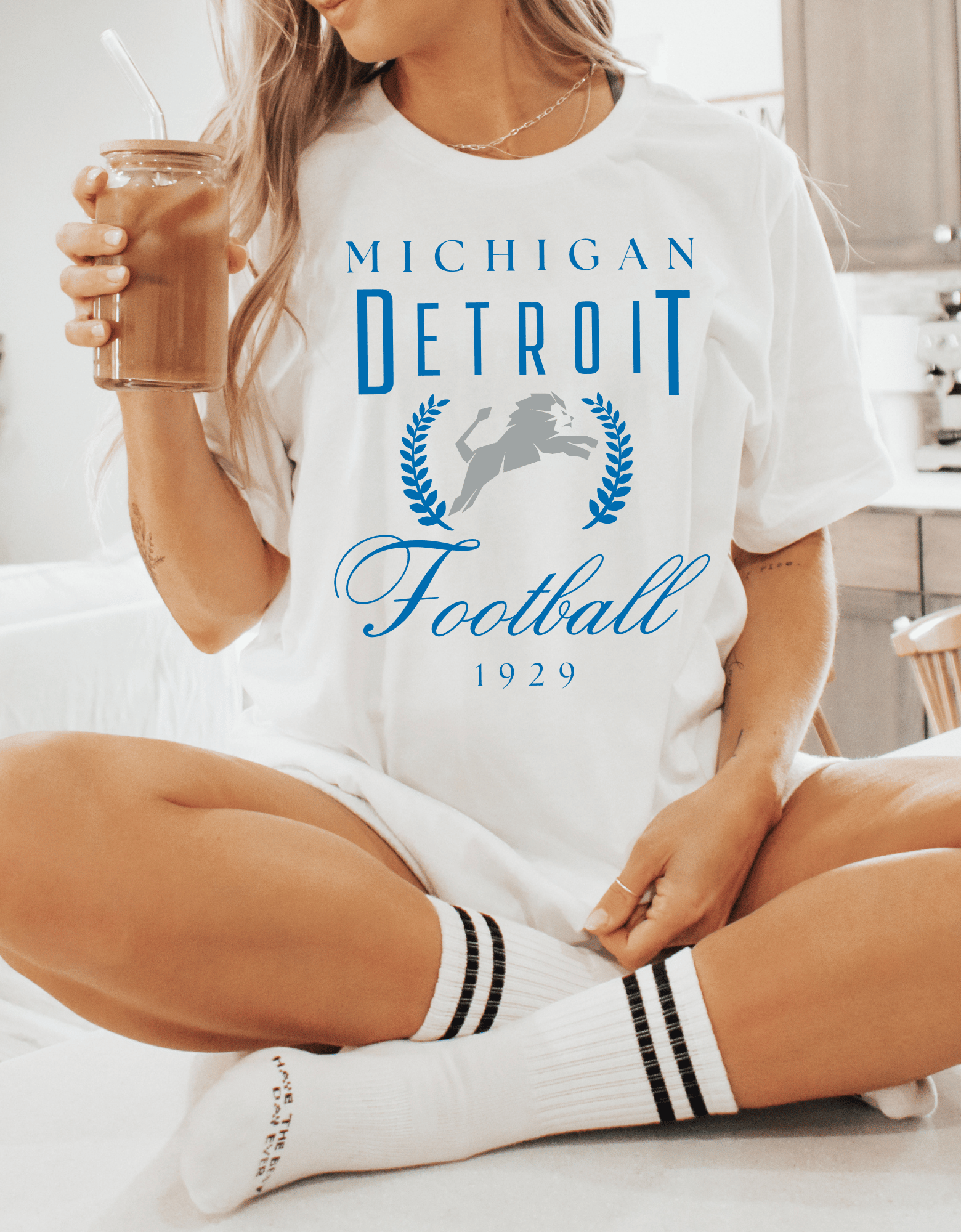 Michigan Detroit Tshirt Black (2)