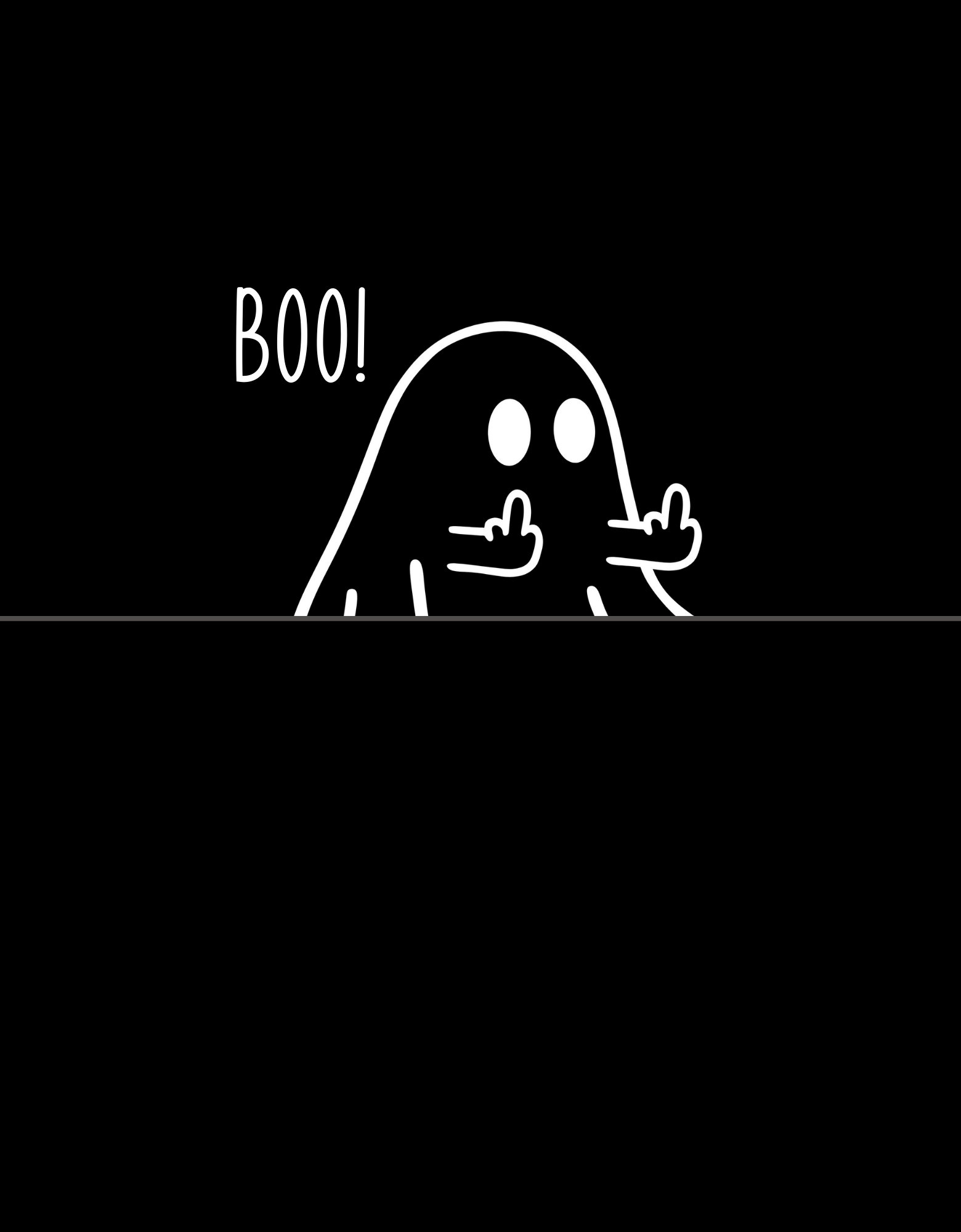 Middle Finger Ghost 3