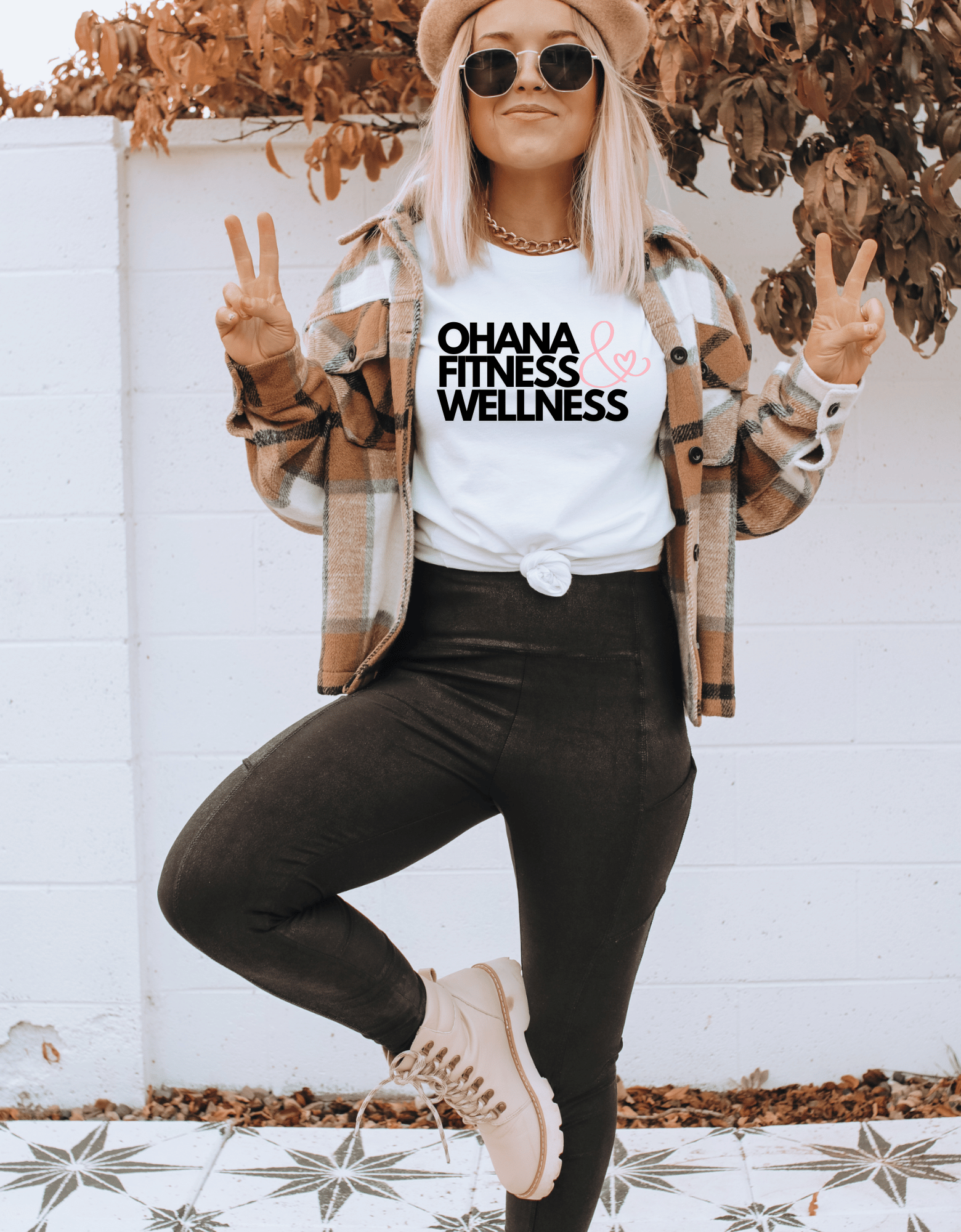 Ohana Fitness &amp; Wellness T with Heart