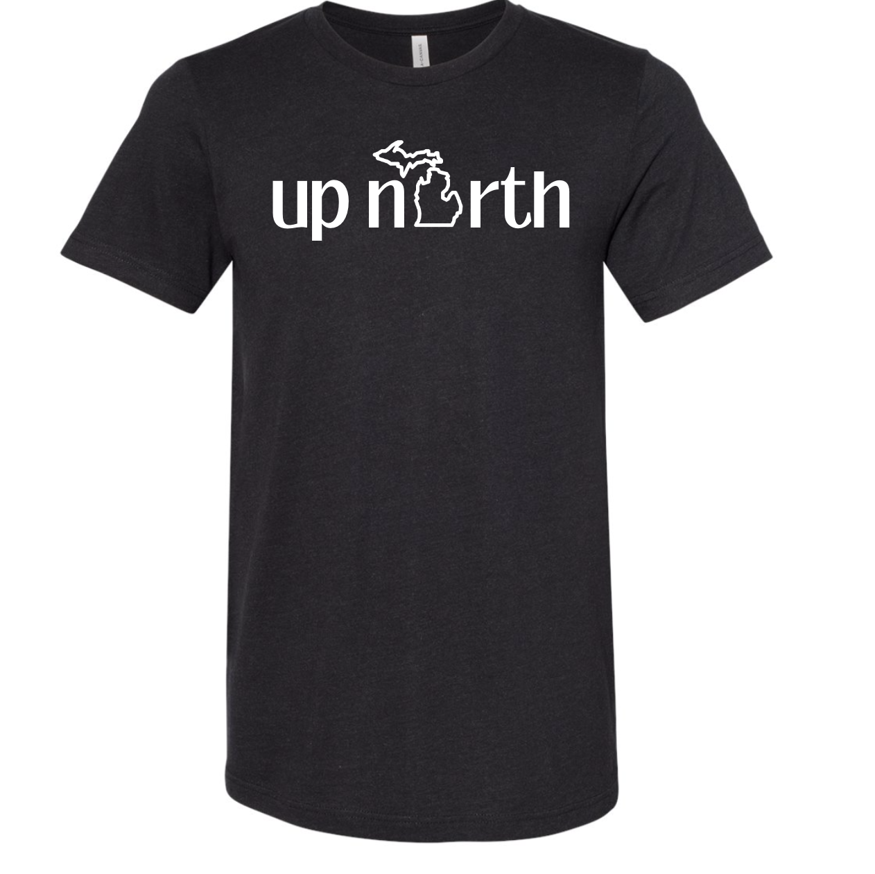 Up North Michigan Black Tshirt