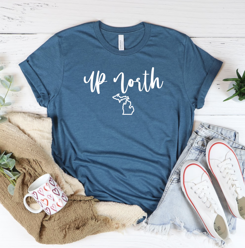 Up North Cursive TShirt