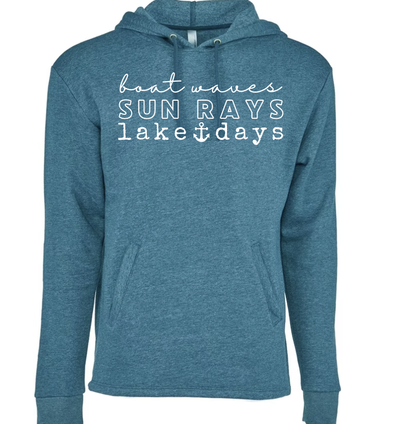 Boat Waves Hoodie