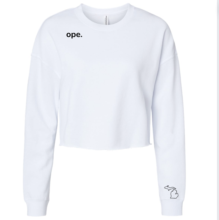 Ope Cropped Crewneck