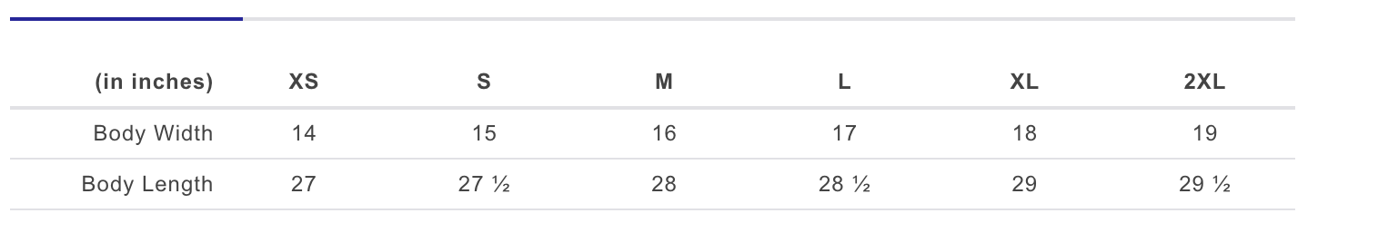 Next Level Tank Top Size Guide