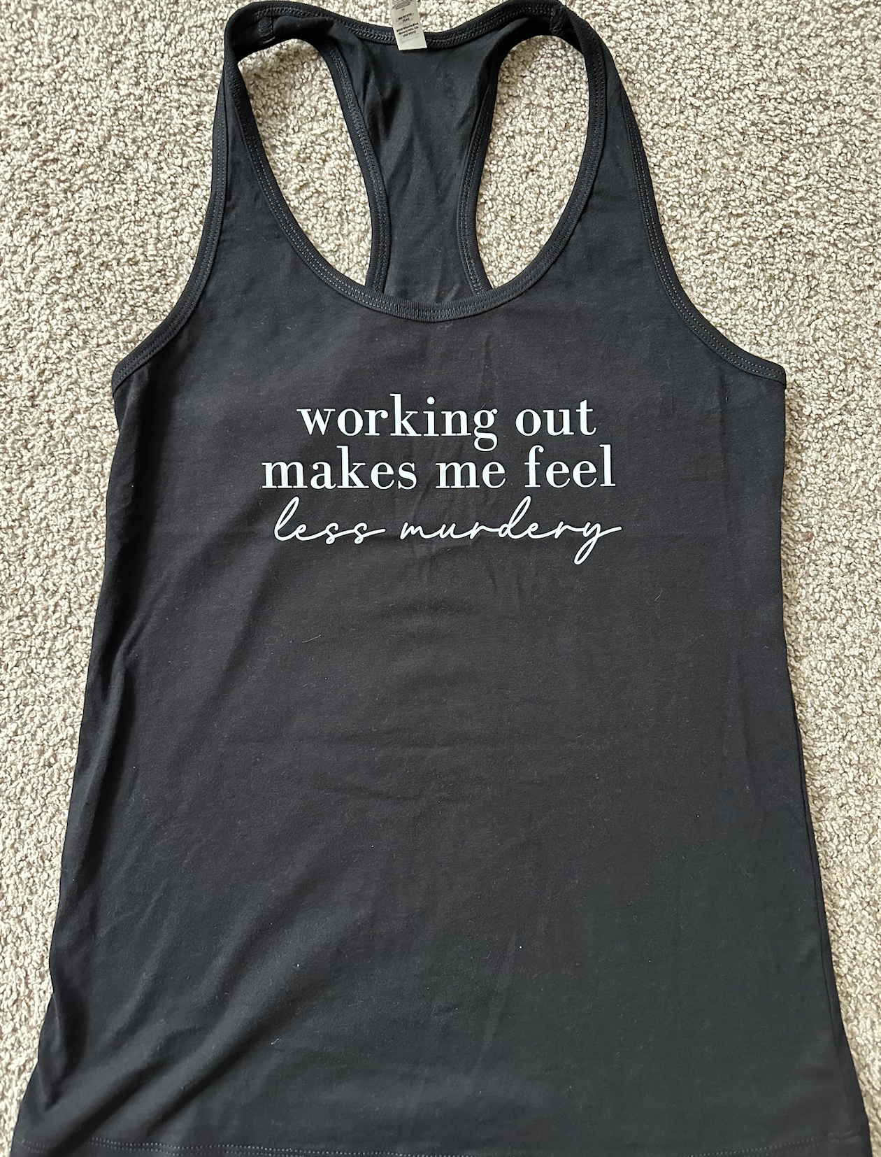 working out makes me less murdery tank