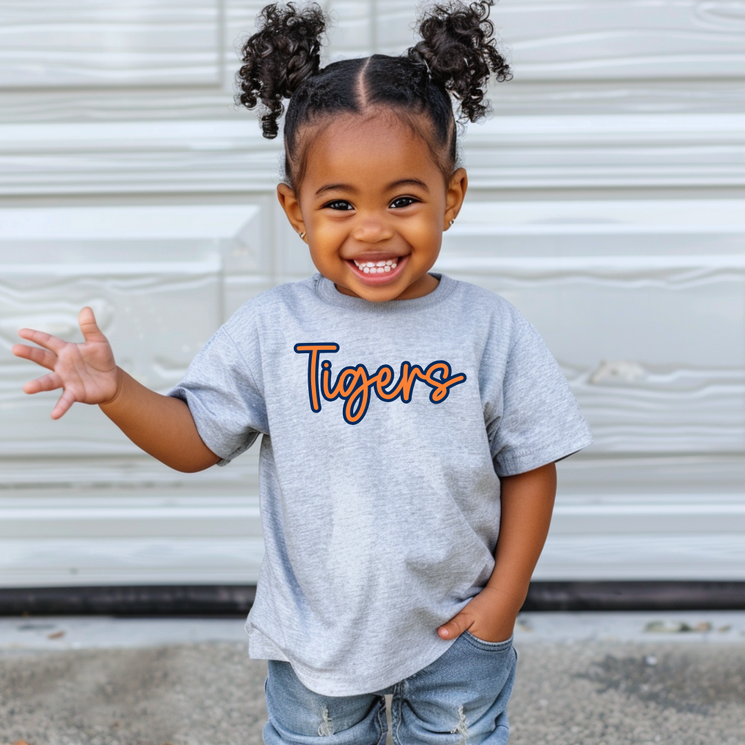 Sparkle Cursive Tigers