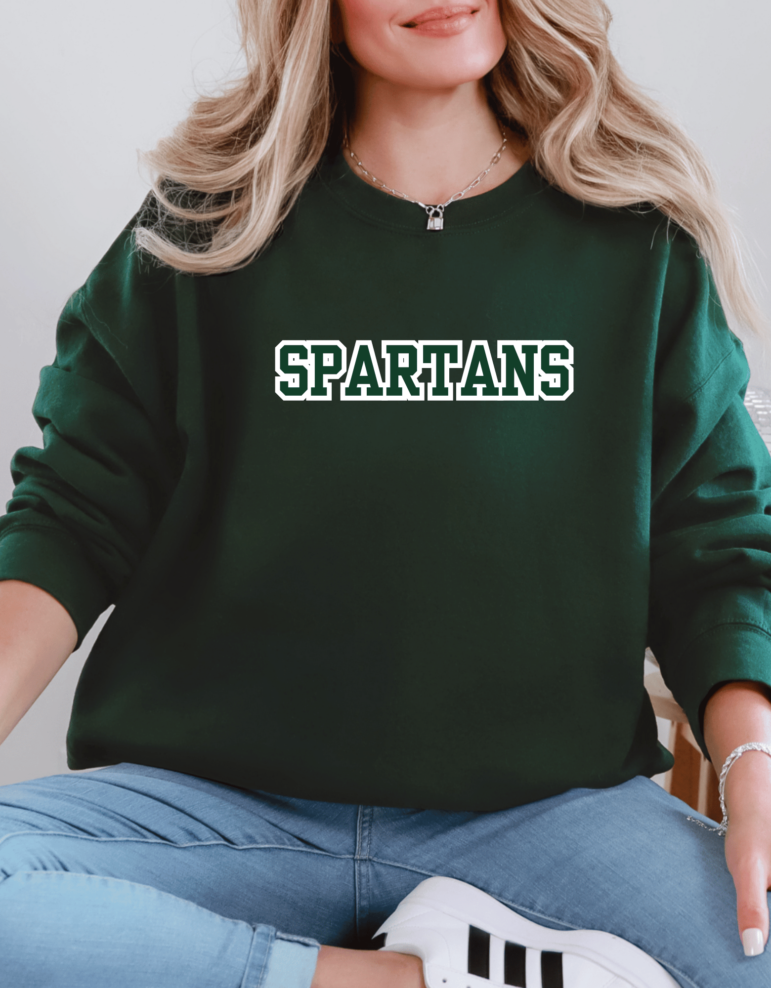 Spartans Michigan State Crewneck &amp; T-Shirt2