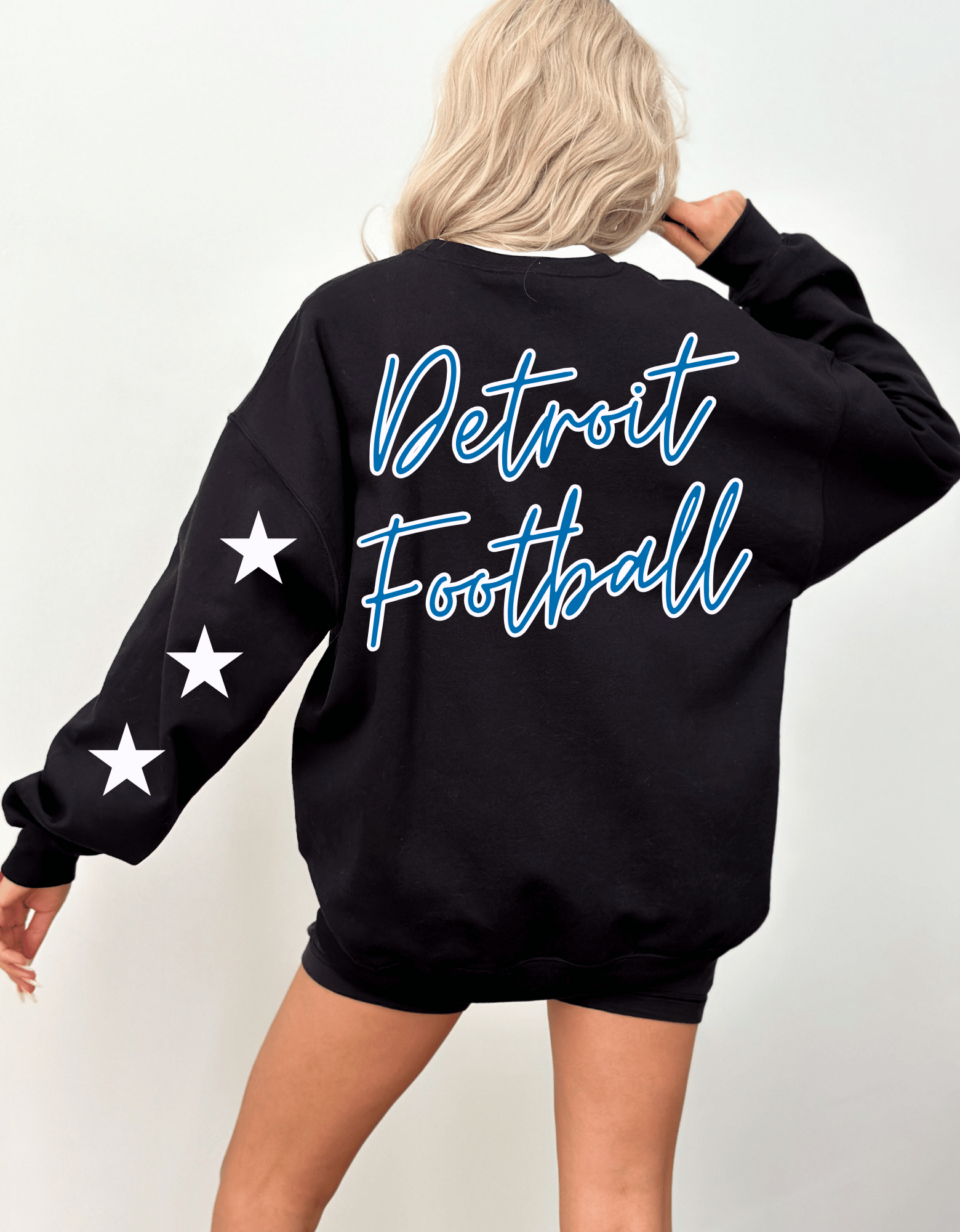 Star Detroit Crewneck Sweatshirt Black
