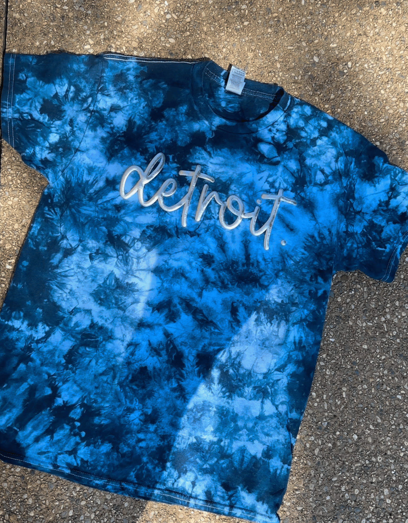 Tie Dye Detroit Tshirt PUFF (3)