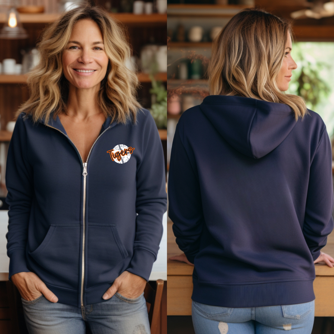 Tigers Baseball Zip up