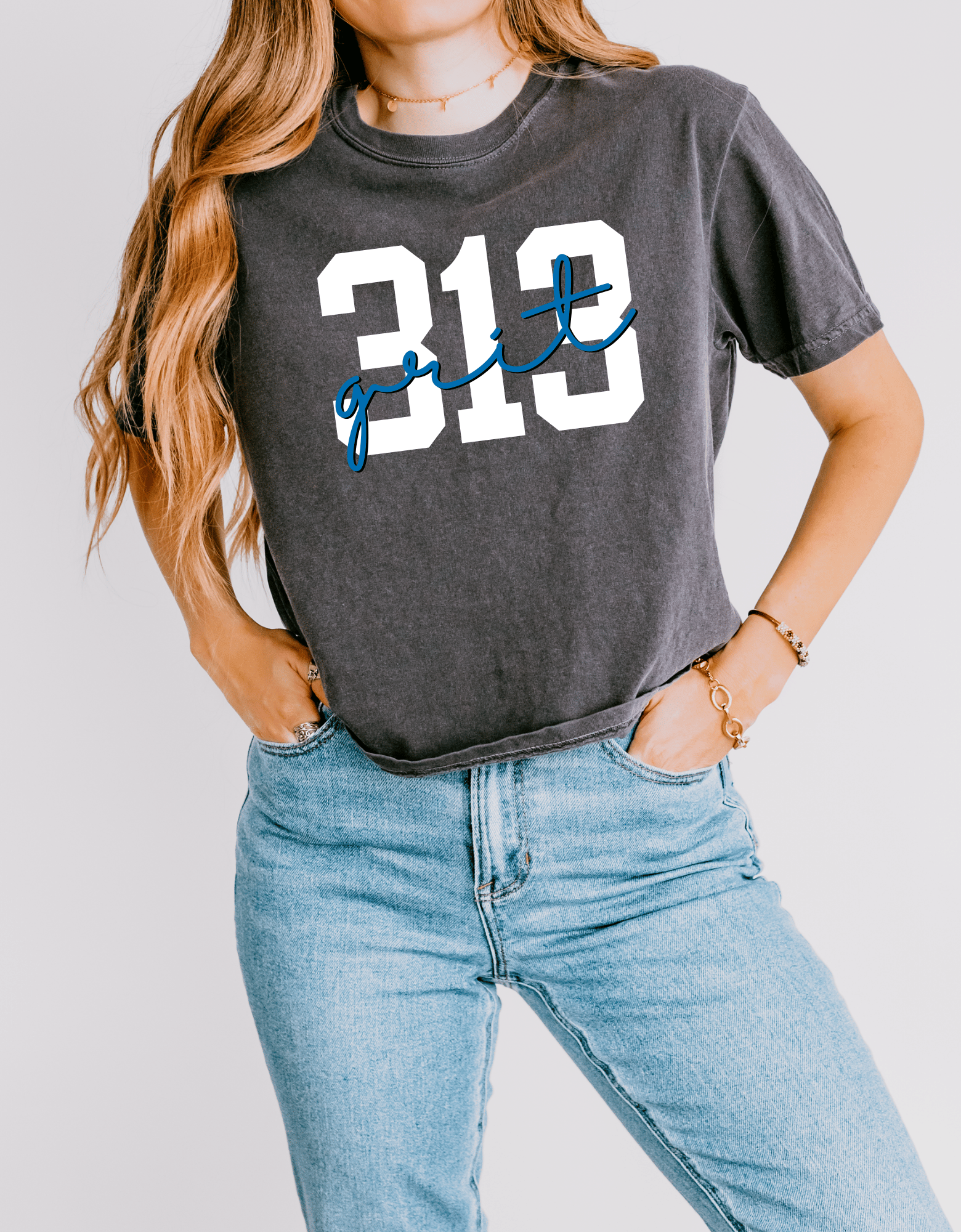 Womens Boxy Tshirt 313 Grit black (3)