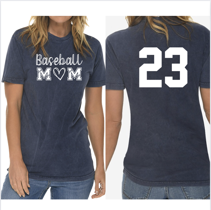 Baseball Mom Tshirt by Chaos Collection