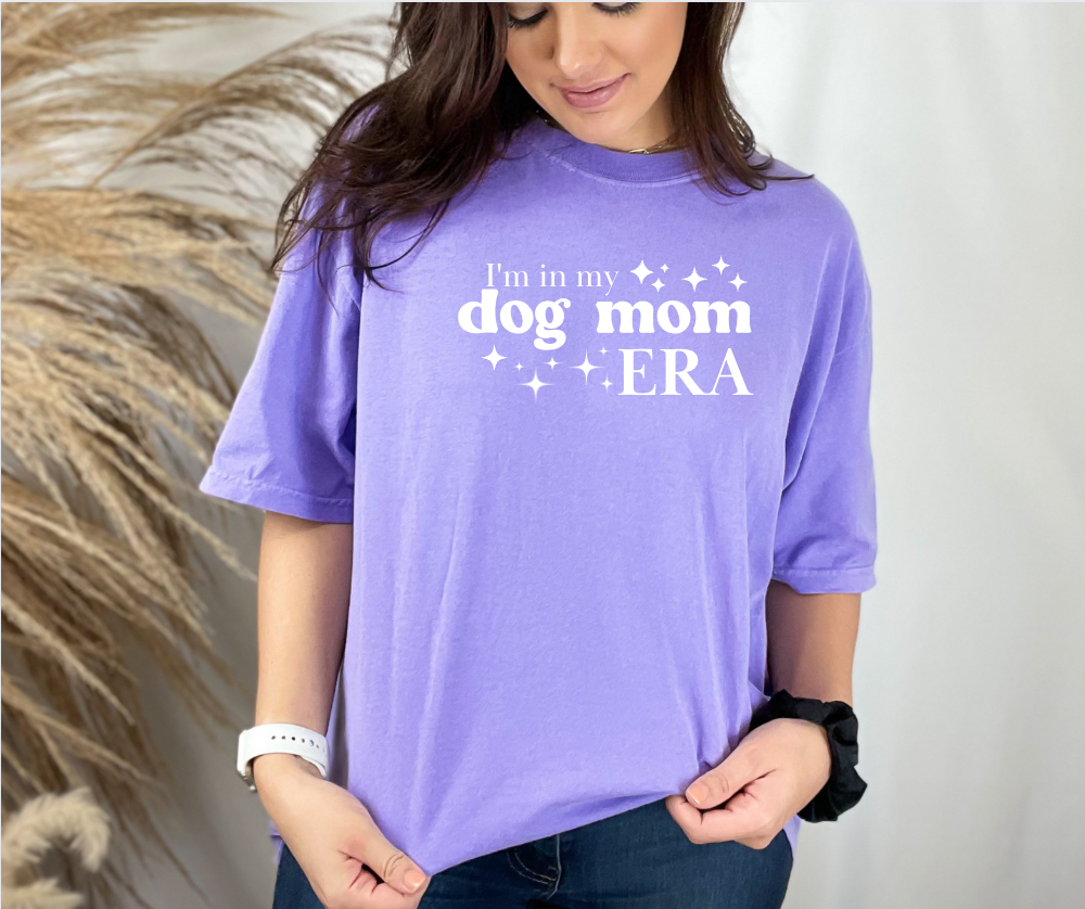 In My Dog Mom Era Tshirt by Chaos Collection