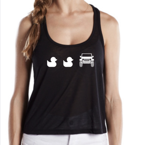 Duck duck jeep tank top