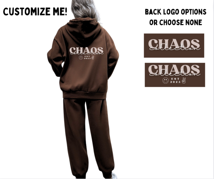 brown chaos back logo