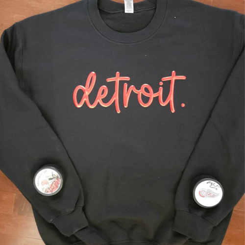 Red Detroit Puff