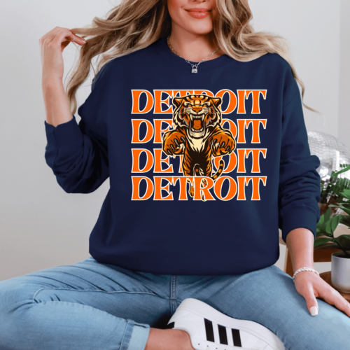 detroit repeat orange font