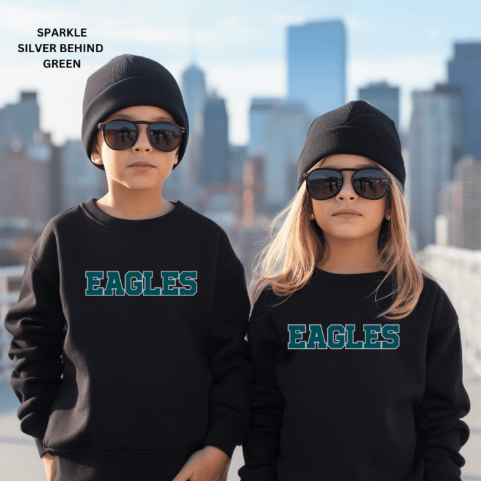 eagles kids blck