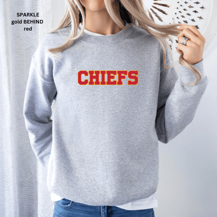 chiefs sparkle grey crew